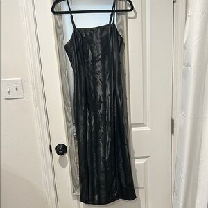 Lena Black Midi Dress